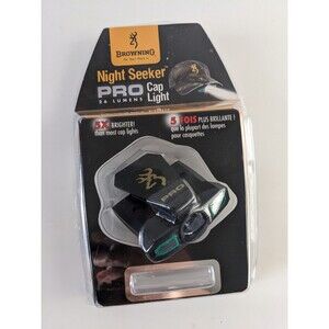 NEW Browning Night Seeker Pro LED Cap Light Black 26 Lumen 3715099 Water resist